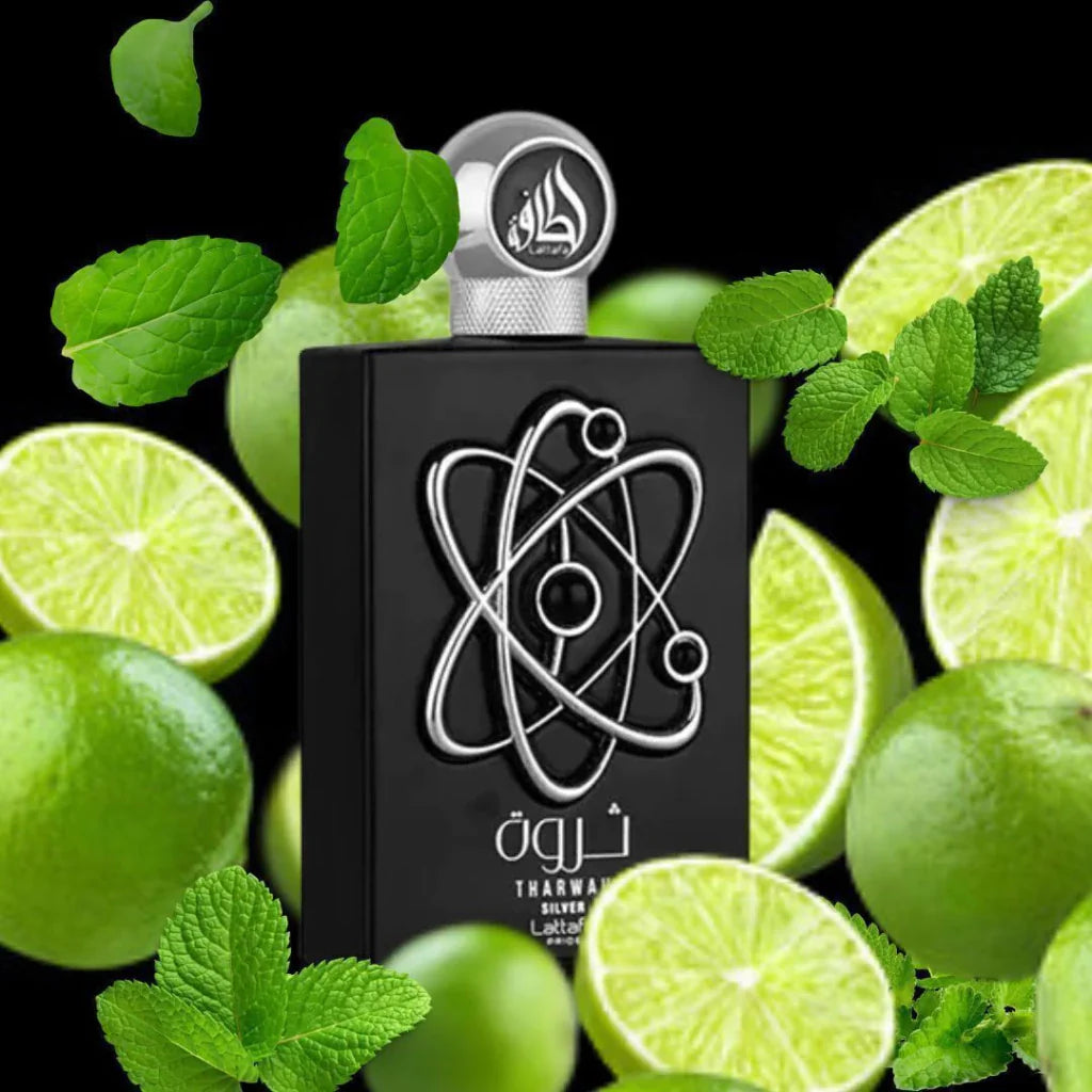 Perfume Tharwah Silver Lattafa EDP 100ml