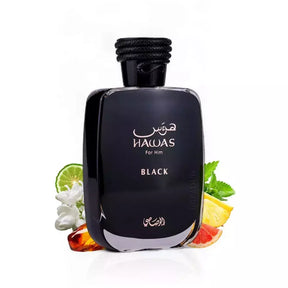 Perfume Arabe Original Rasasi Hawas Black Masculino Edp 100ml