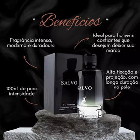 Perfume Árabe Salvo Intense Maison Alhambra Masculino 100ml Eau de Parfum Original
